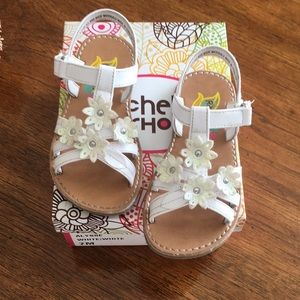 Toddler girls Rachel Shoes, white, size 7M